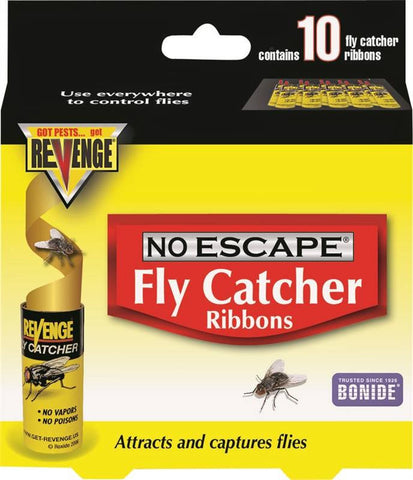 Fly Attractant-catcher Ribbons