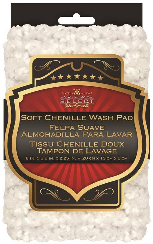 Chenille Wash Pad 8x5 1-2x2