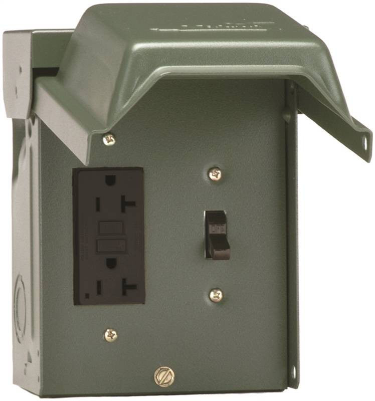 Power Outlet 1switch-1gfi Recp