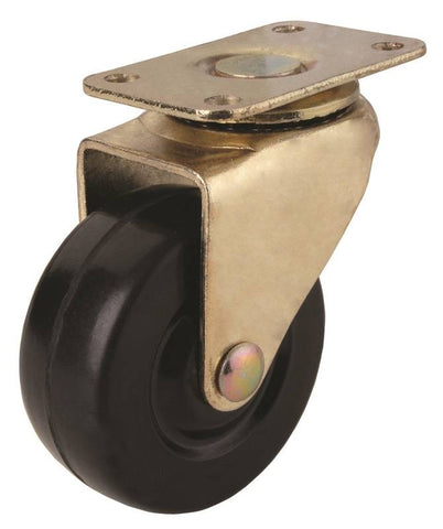 Caster Plate Med Dty 2in Brass