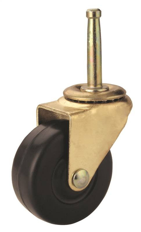 Caster Stem Med Dty 2in Brass