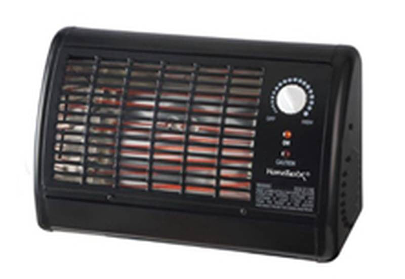 Heater Electric Radiant Black