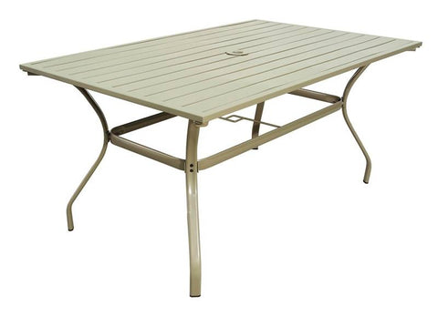 Table Slat Stl 38x60in Solaris