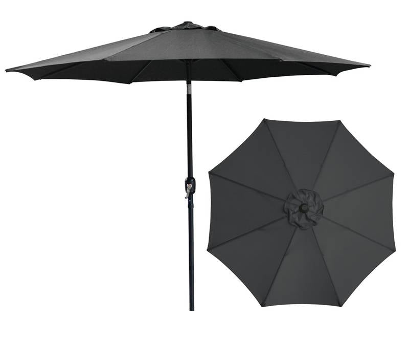 Umbrella Market Stl 9ft Black
