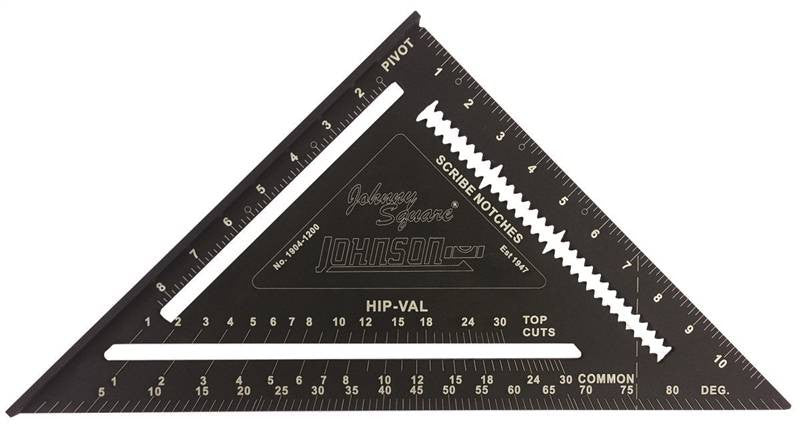 Square Rafter Alum Ez Read12in