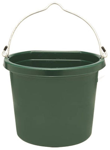 Bucket 8qt Flatbk Huntergreen