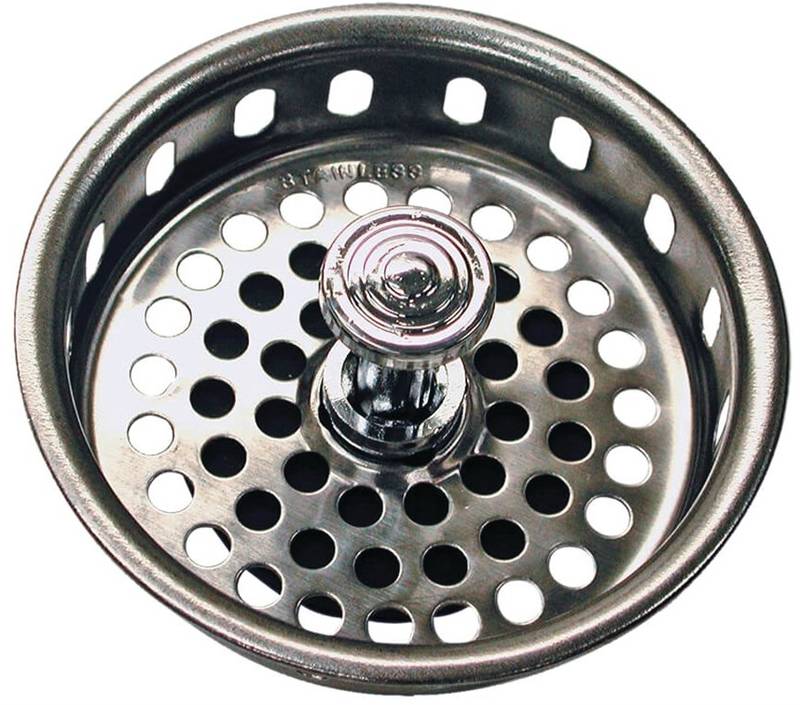 Strainer Basket 3-1-4in Chrome