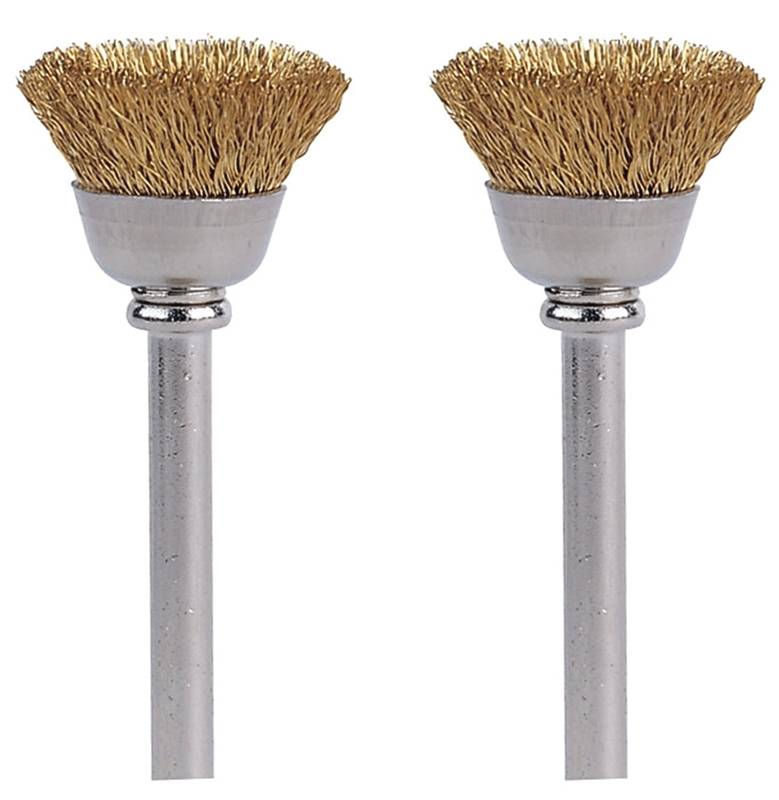 Brush Brass 1-2 Inch 2pk