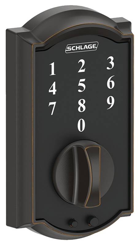 Deadbolt Touch Aged Bronze