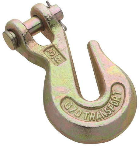 Chain Hook 3-8in Yellow Chrmt