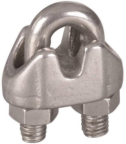 Cable Clamps 1-8in Ss
