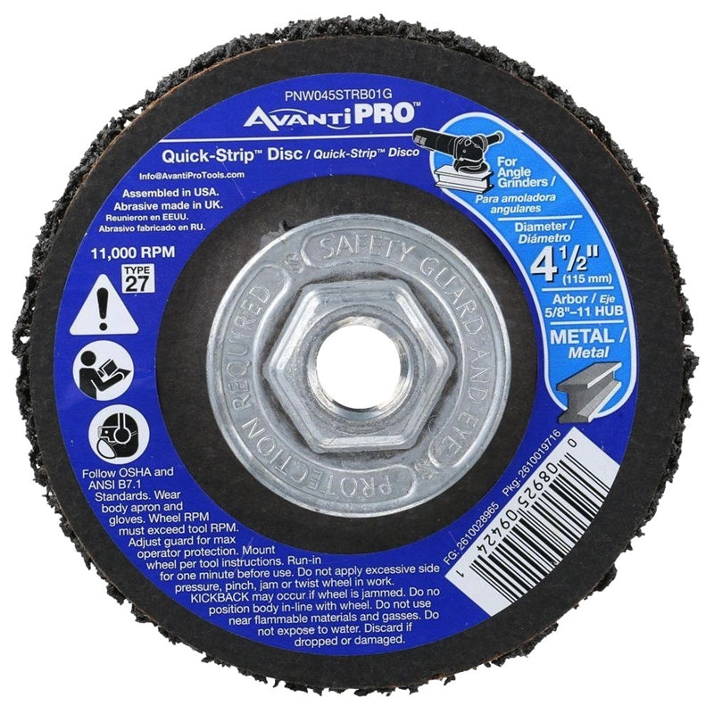 Quick Strip Disc 4-1-2 X 5-8in