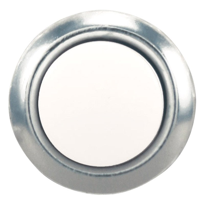 Doorbell Wrd Lt-btn Silver Rim