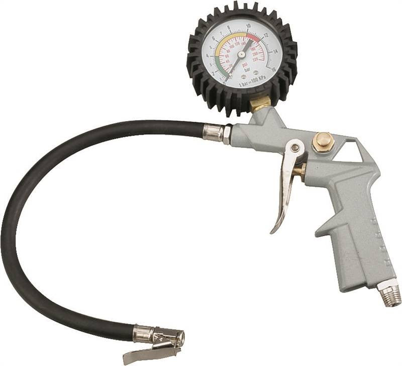 Tire Inflator With Gauge