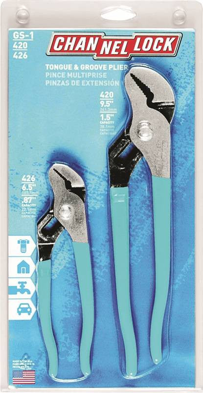 Plier Set Tongue-grv 2pc Strt