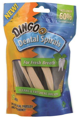 Dingo Dental Spirals 15pk