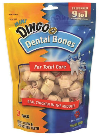 Dingo Mini Dental Bone 21pk