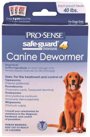 Dewormer Dog Safeguard 4g-40lb