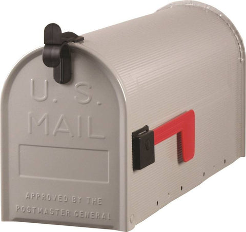Mailbox Rural Silver Gray