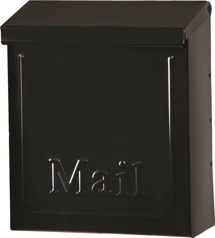 Mailbox Wall Locking Blk