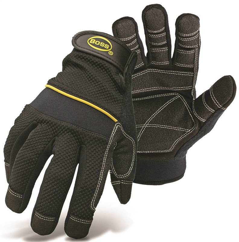 Glove Mechanics W-pvc Palm Lrg