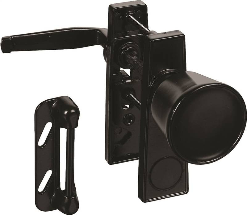 Door Latch Knob-lever Black