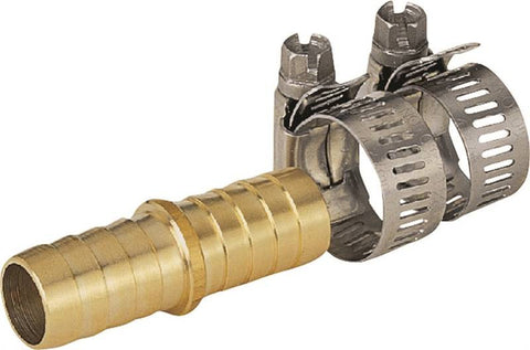 Brass Hose Mender 5-8 W-clamps