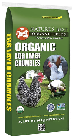 Feed Crumble Egg-lyr Org 40lb