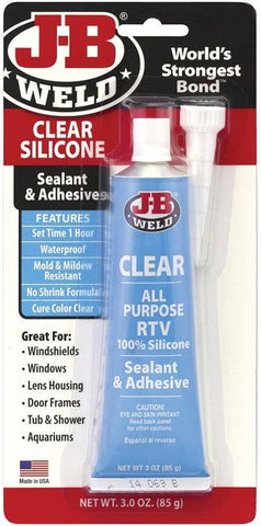 Sealant Silicone Clear 3oz