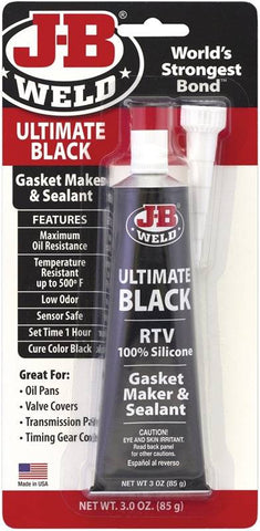 Sealant Silicone Blk 3oz