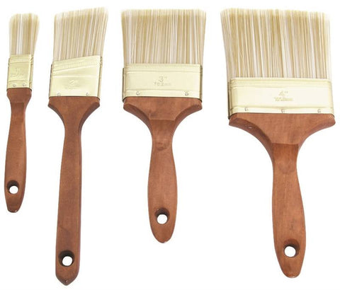 Brush Paint Int Ext Polyes 4pc
