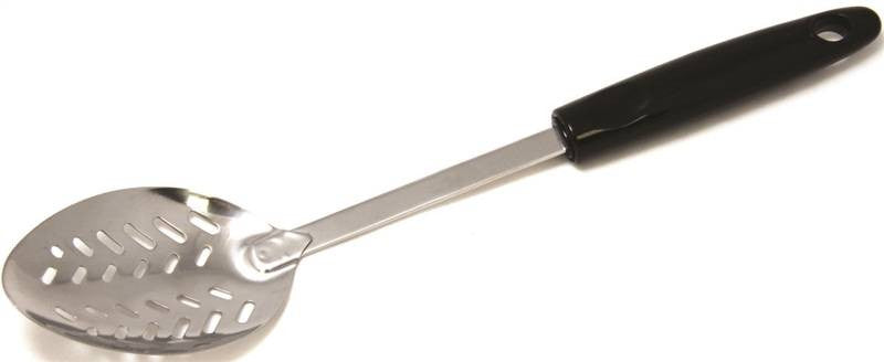 Spoon Slotted Chrome Blk