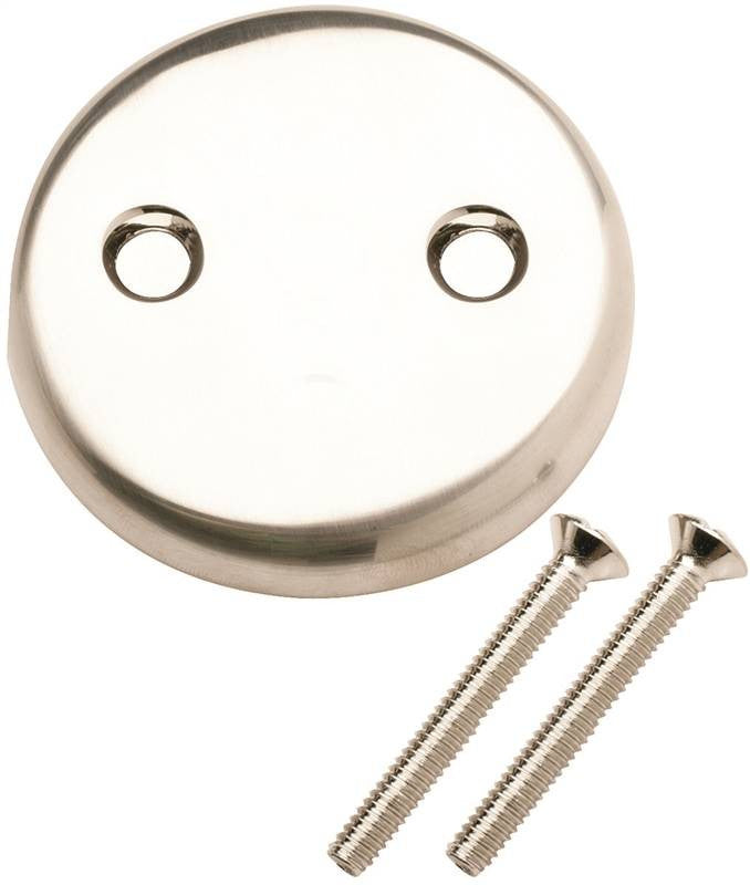 Faceplate Bath Drain Br Nickel