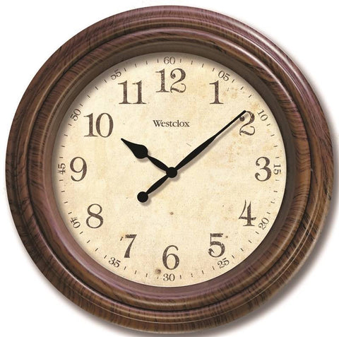 9.5 Round Wood Wall Clock