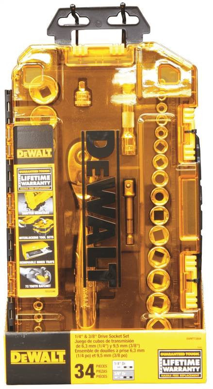 Socket Set 1-4-3-8dr Tough Box