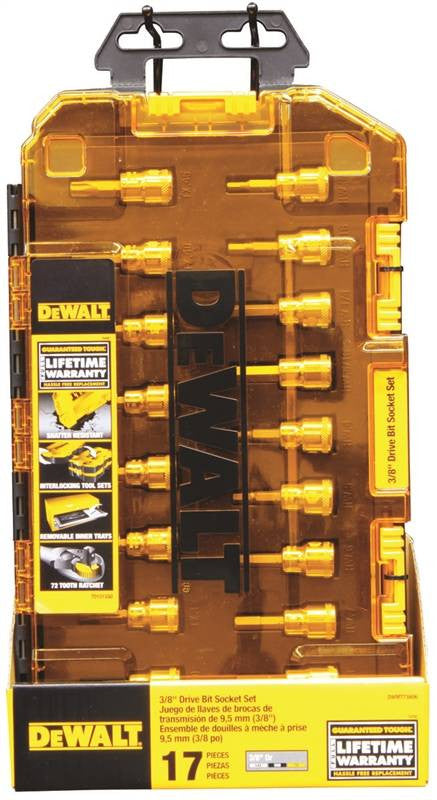 Socket Set 3-8 Drive Tough Box