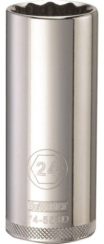 Socket Deep 1-2drive 12pt 24mm