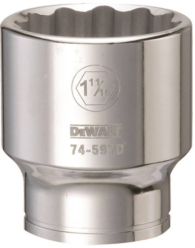 Socket 3-4drive 12pt 1-11-16in