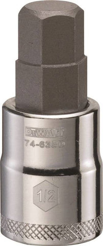 Socket Bit Hex 3-8drive 1-2in