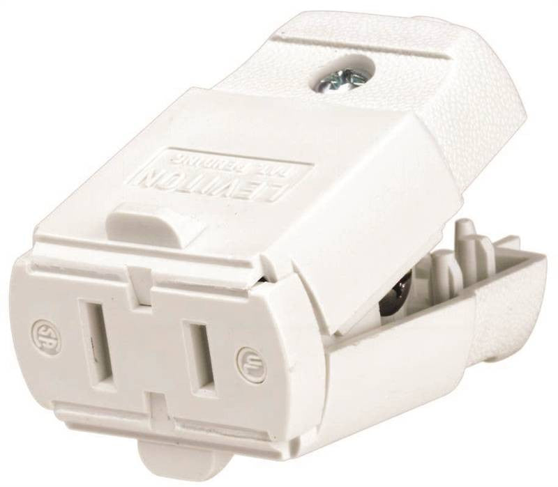 Connector 15a 125v White