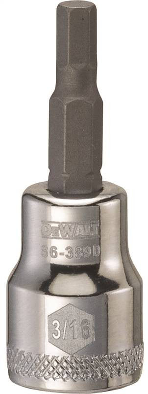 Socket Bit Hex 3-8drive 3-16in