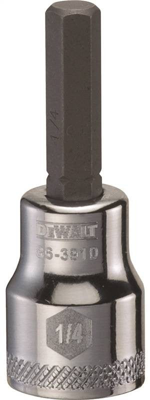 Socket Bit Hex 3-8drive 1-4in