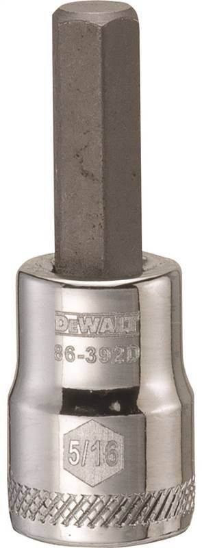 Socket Bit Hex 3-8drive 5-16in