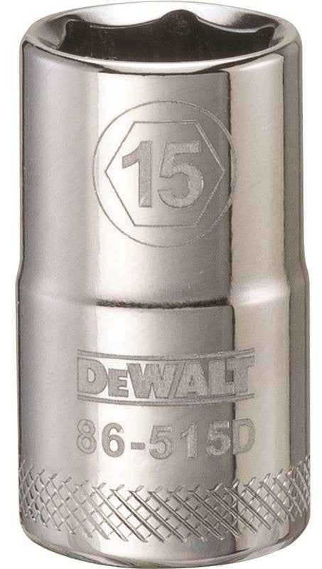 Socket 1-2 Drive 6pt 15mm