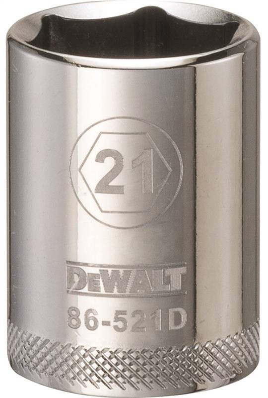 Socket 1-2 Drive 6pt 21mm