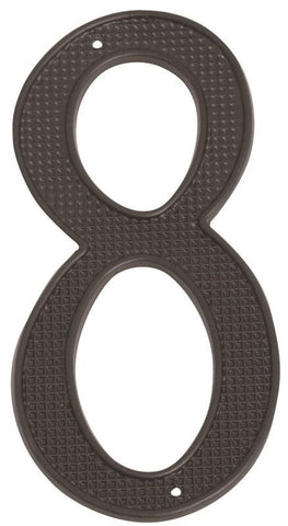 Number House 8 4in Black