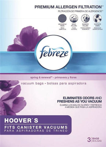 Vacuum Bag Febreze Hoover S