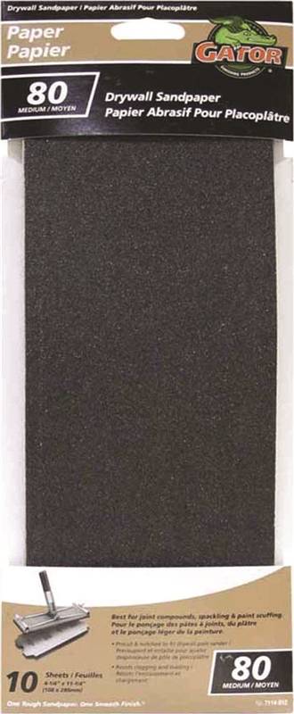 Sandpaper Drywl 4.25x11.25 Med