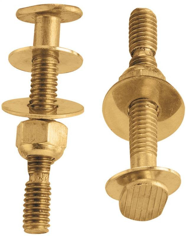 Toilet Bolt Set 5-16x2-1-4 Brs