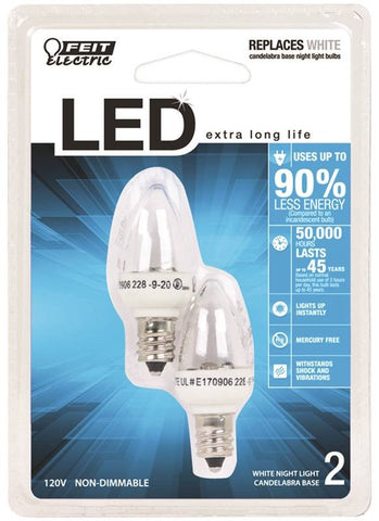 Bulb Led C7 Nlgt Cand Cwht 1w